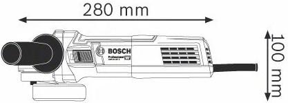 Produktbild Bosch Professional Winkelschleifer GWS 9-125 S, mit Aufnahmeflansch (125 mm)