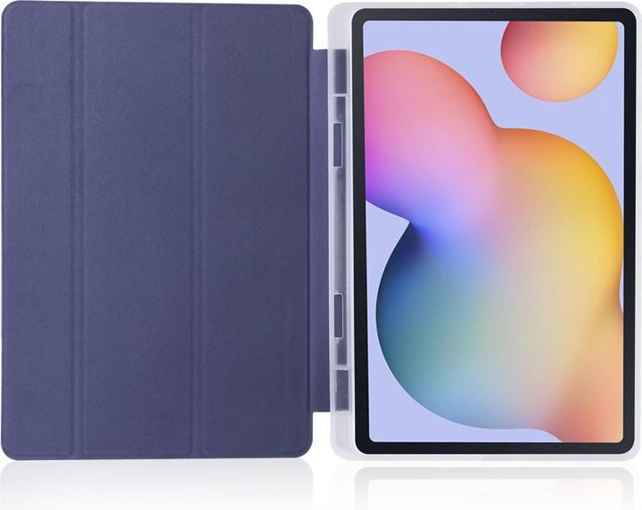 Produktbild König Design Schutz Tablet Hülle für Samsung Galaxy Tab S6 Lite Case Cover Tasche Etuis Blau (Galaxy Tab S6 Lite)