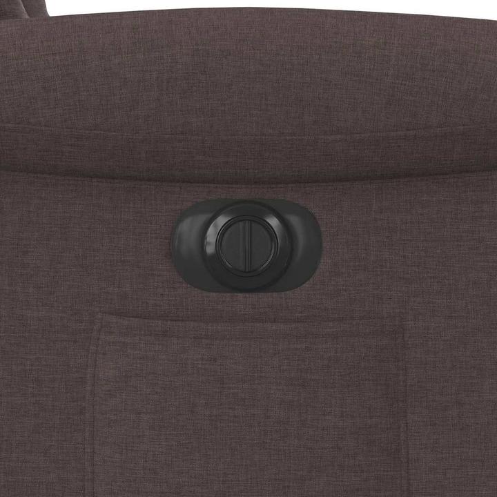 Produktbild vidaXL Relaxsessel Elektrisch Dunkelbraun Stoff
