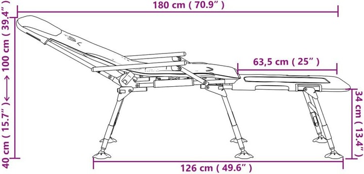 Actual product image VidaXL Katunia (126 cm)