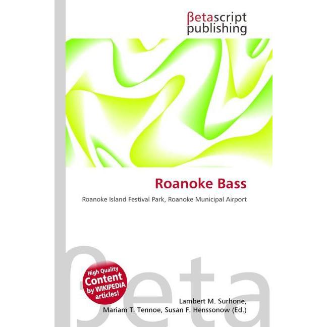 Roanoke Bass, Fachbücher