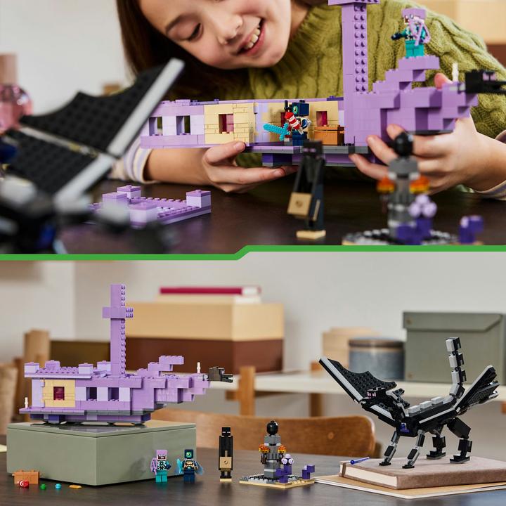 Immagine prodotto LEGO 21264 Il drago di Ender e la nave di Ender (21264, LEGO Minecraft)