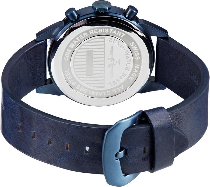 Image du produit Zeno-Watch Basel Vintage Line Chronographe Bleu (Chronographe, Montre analogique, Swiss Made, 42 mm)