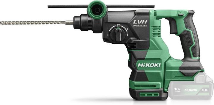 Hikoki DH1826 DAW4Z Cordless combi hammer 18 V 3.2 J SDS-Plus Brushless Solo - without battery, without (Rechargeable battery operated, 18 V)