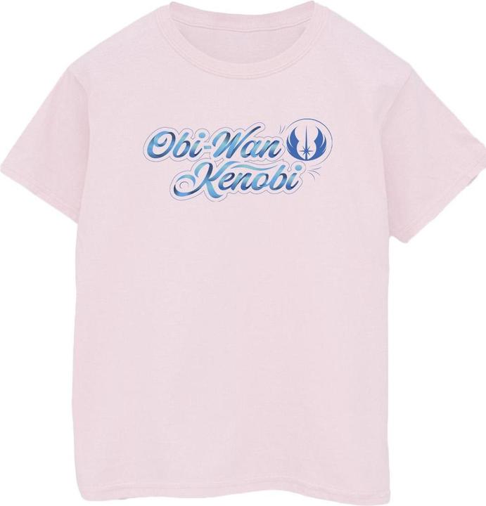 Immagine prodotto Star Wars Obi-Wan Kenobi Ribbon Font Maglietta Uomo (M)