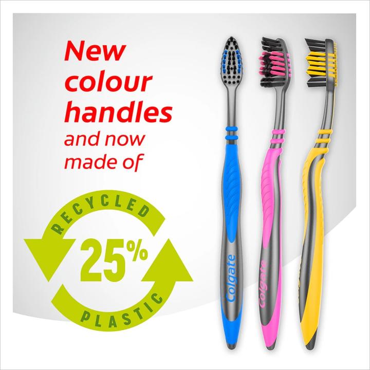 Actual product image Colgate Zig Zag Charcoal Toothbrush (Soft, 3x)