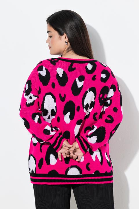 Produktbild Angel of Style Pullover, Boxy Fit, Totenkopf-Muster (58, 60)