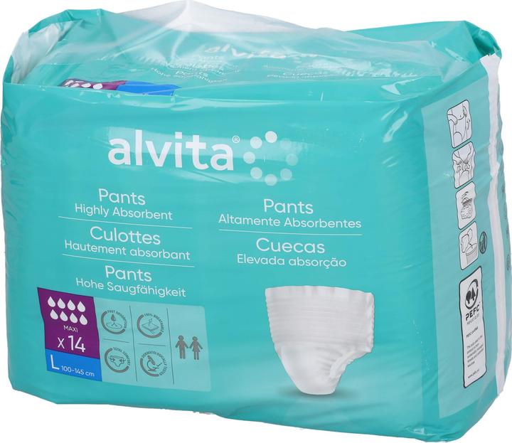 Actual product image Alvita Inkontinenzpants Large, 14 St