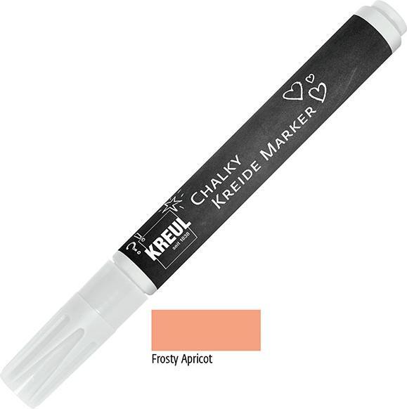 Image du produit Kreul Marqueur craie Chalky, Medium, Frosty Apricot (Abricot givré, 4 mm, 1 x)