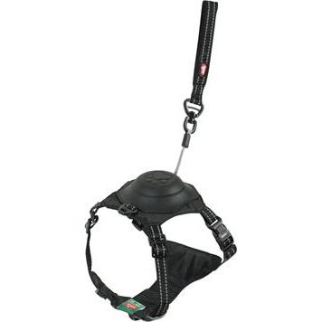 Comparer les prix de Harnais et laisse enrouleur intégré - ZOLUX - XS - Noir - Pour petit chien jusqu'à 9 kg - Confort optimal