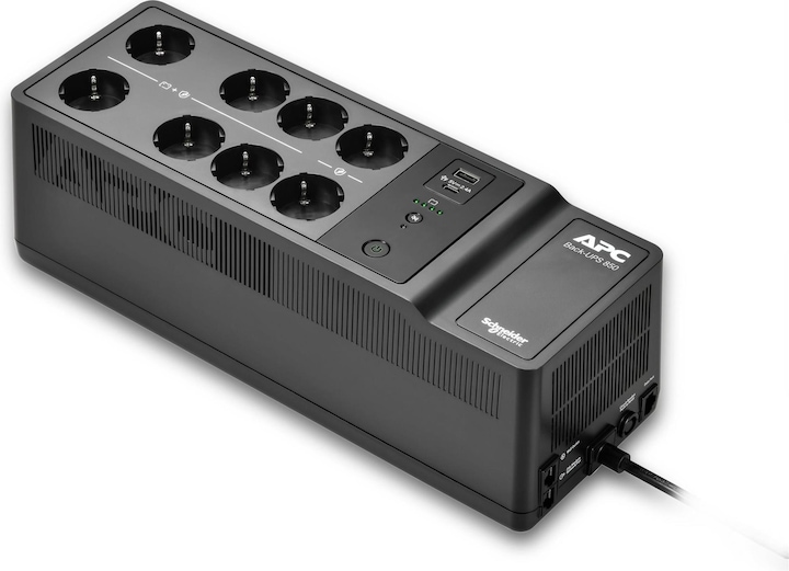 APC BE850G2-SP, Standby (Offline), 0.85 kVA, 520 W, Sine, 220 V, 230 V (850 VA, 520 W, Standby UPS)