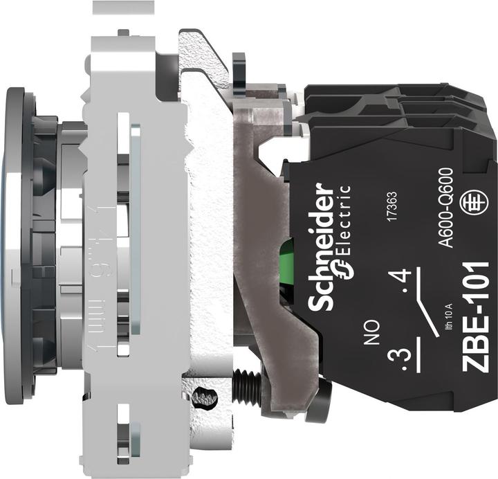 Actual product image Schneider Electric Illuminated pushbutton Harmony XB4F, 30mm, XB4FW36B5