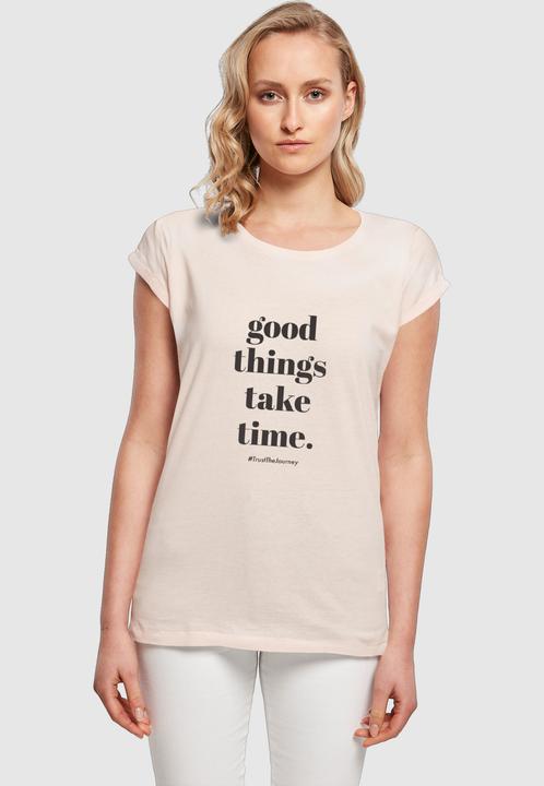 Produktbild Merchcode Ladies Good Things Take Time T-Shirt - 117487 (S)