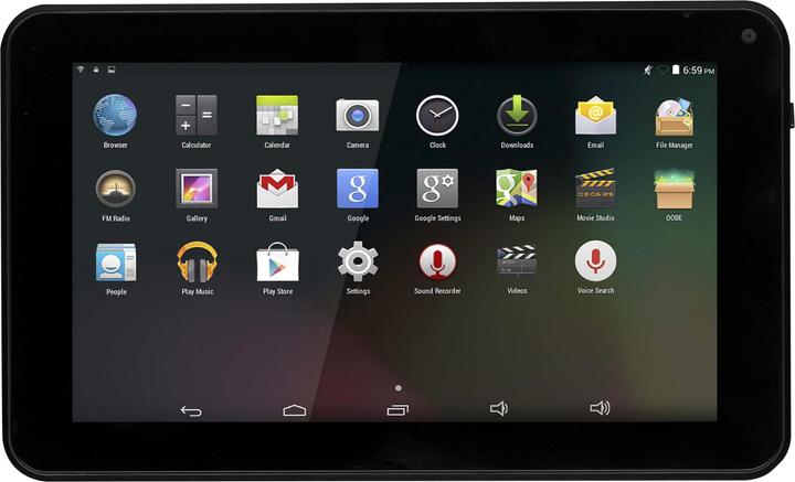 Produktbild Denver TAQ-70333 Tablet 17.8 cm (7 ") 1 GB 16 GB Wi-Fi 4 (802.11n) Black Android 8.1 Go edition (7", 1 GB, Schwarz)