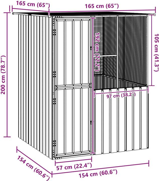 Actual product image vidaXL Birdcage