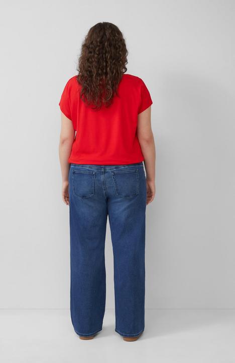 Actual product image S.Oliver T-Shirt Fliessendes Jersey-Shirt mit überschnittenen Schultern (48)