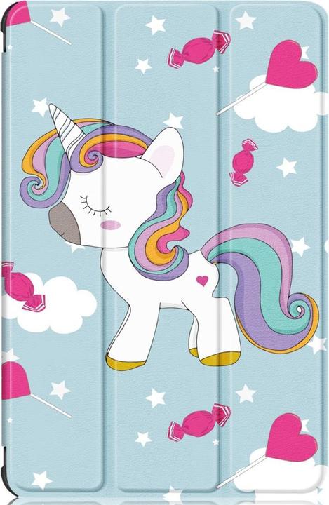 Productafbeelding Cover-Discount Galaxy Tab A8 10.5 - Drievoudige Smart Case Unicorn (Galaxy Tab A8)