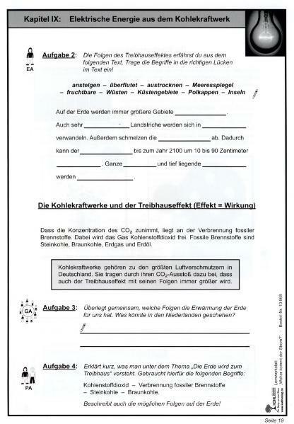 Nährwerte und Zutaten Lernwerkstatt - 'Woher kommt der Strom? (Deutsch, Wolfgang Wertenbroch, 2006)