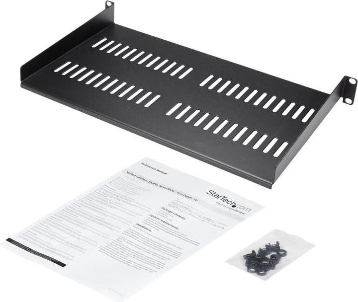 Actual product image StarTech Server Rack Shelf Vented 1u St