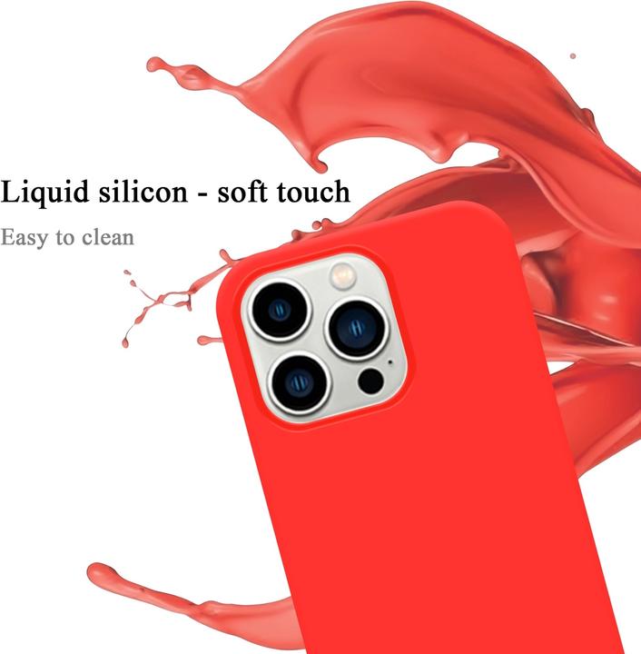 Produktbild Cadorabo Hülle für Apple iPhone 14 PRO im TPU Liquid Silicone Case Style (Apple iPhone 14 Pro)