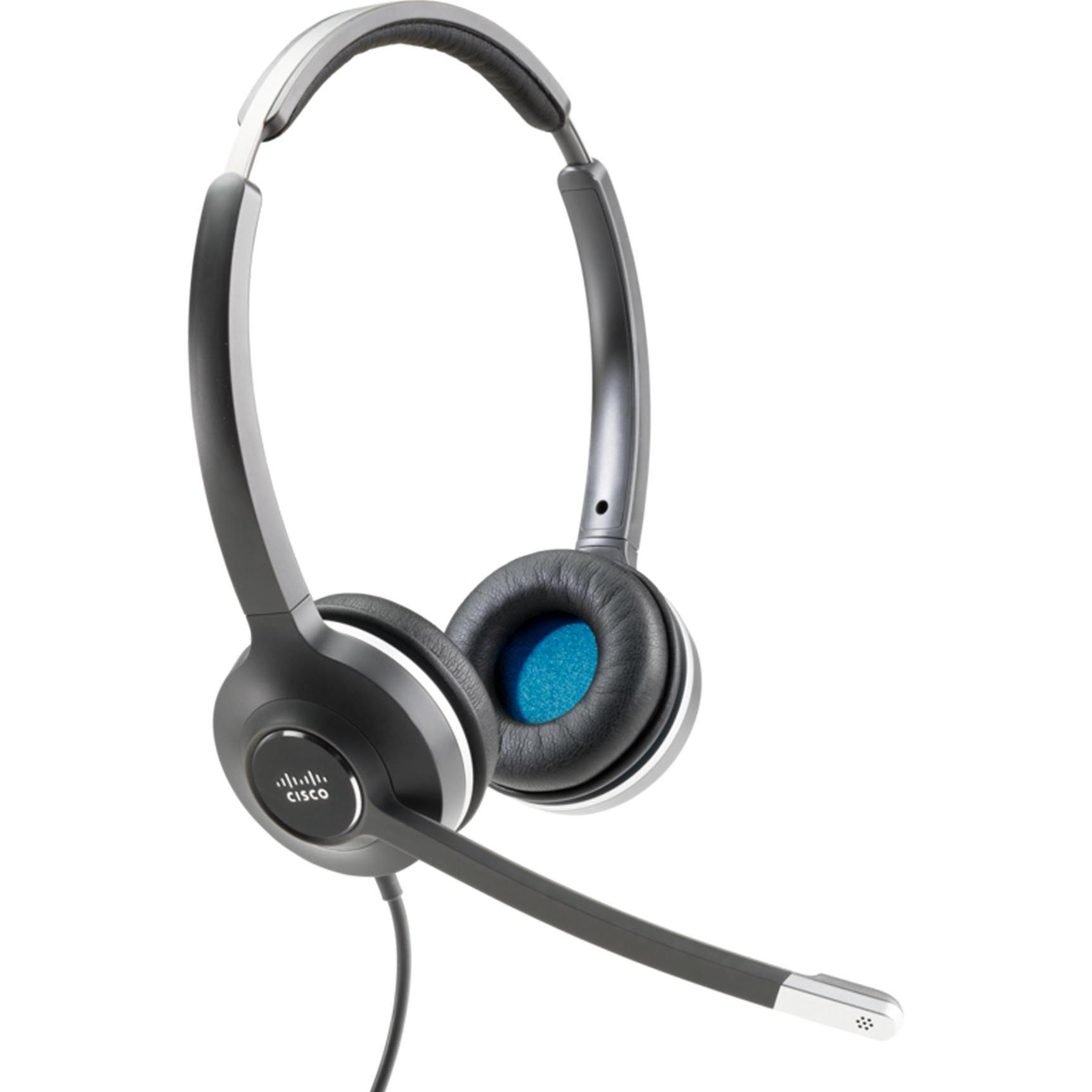 Cisco HEADSET 532 WIRED DUAL (Kabelgebunden), Office Headset, Grau