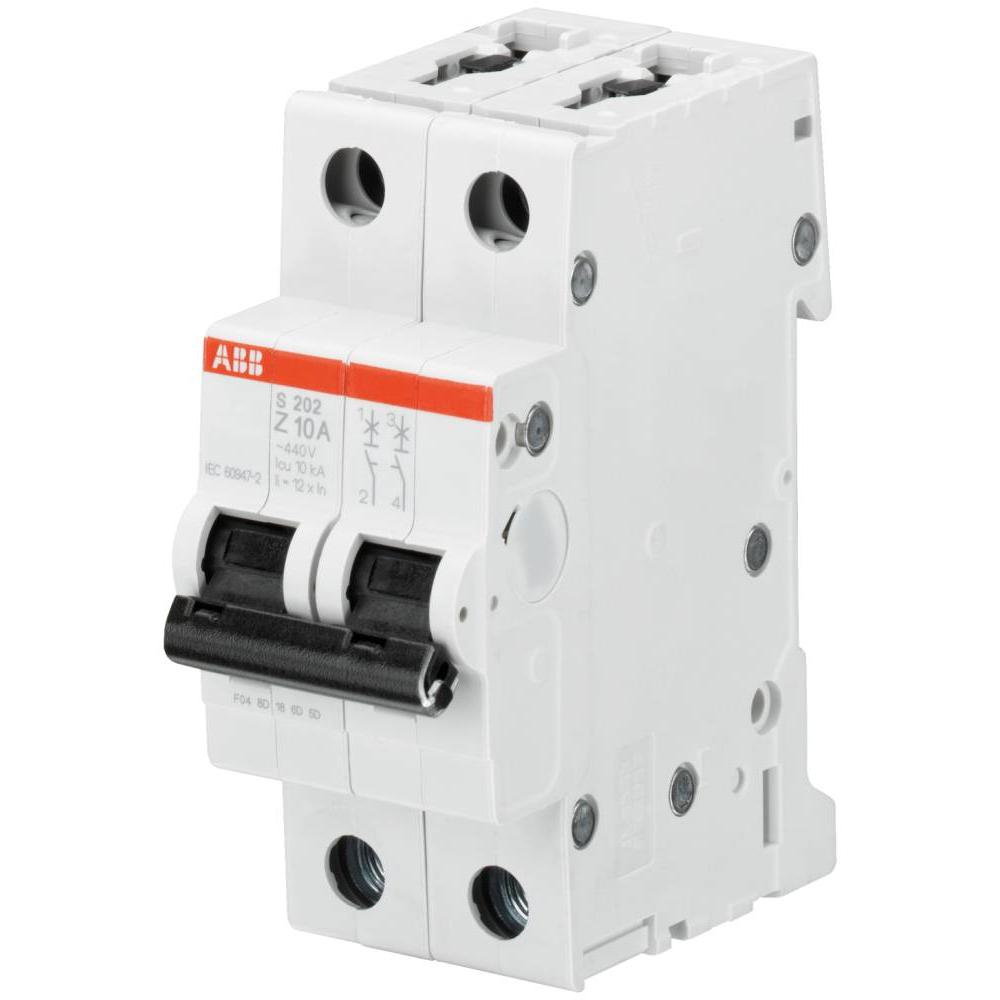 ABB, Schutzschalter, S202-Z10 Sicherungsautomat 10A pro M compact 2-polig