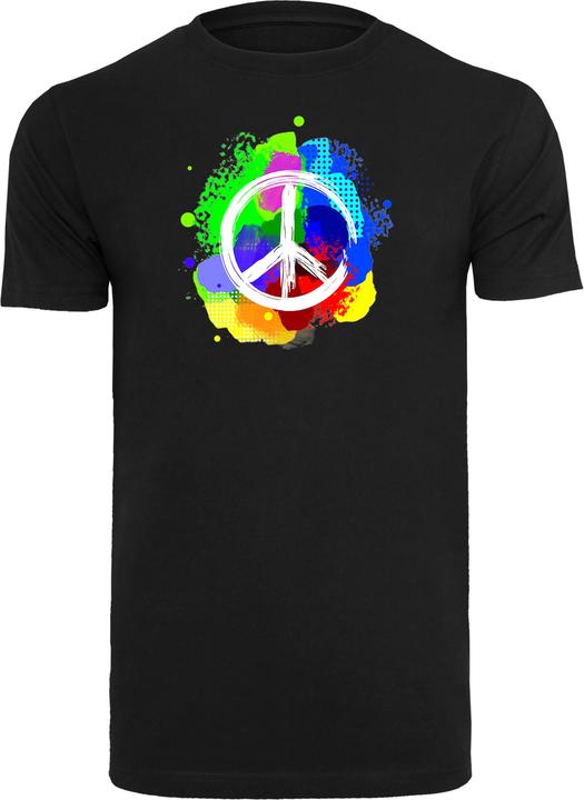 Produktbild Merchcode Peace - Graffiti T-Shirt Round Neck - 161065 (S)