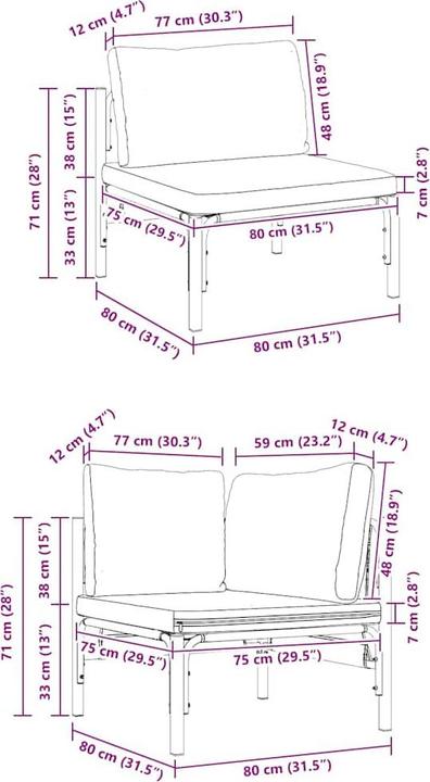 Produktbild vidaXL Collin