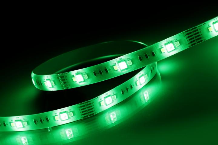 Actual product image Deltaco LED strip, 3 meter, RGB, 2700K-6500K, white (RGB, 300 cm, Indoor, Outdoor)