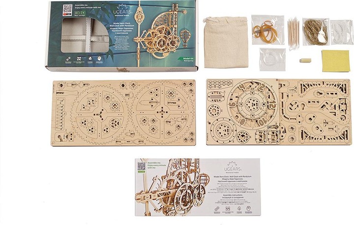 Actual product image Ugears Wall Clock