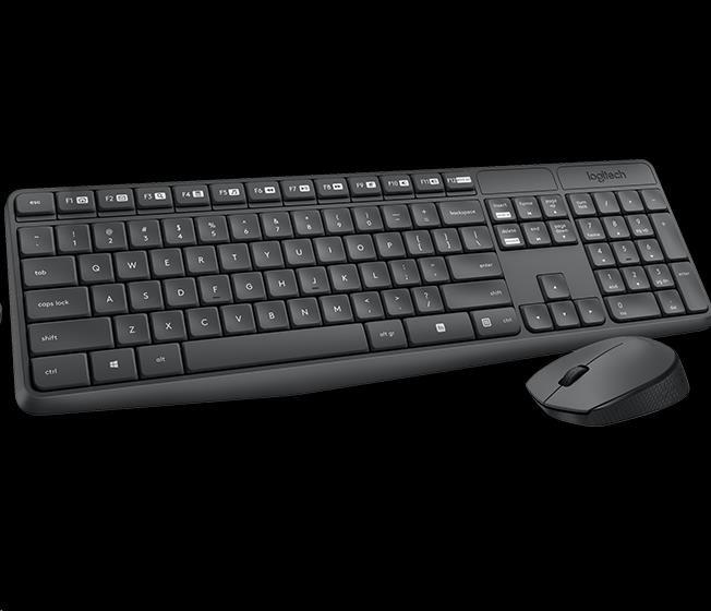 Produktbild Logitech Set MK235 (Eng. Int., Kabellos)