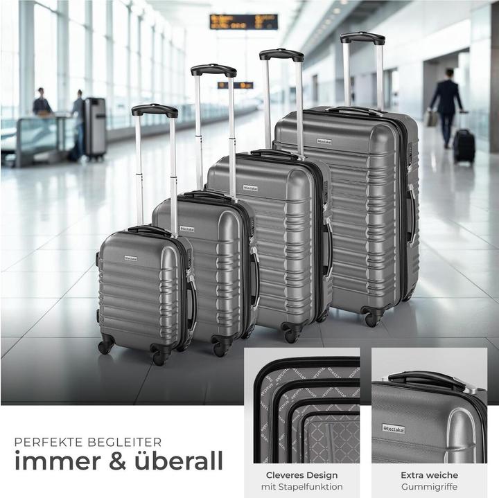 Produktbild tectake Hartschalenkofferset (106 l)