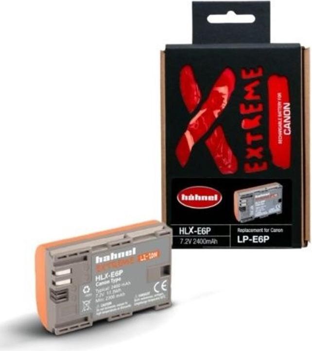 Actual product image Hähnel HLX-E6P Extreme Canon 2400 mAh (Camera battery)