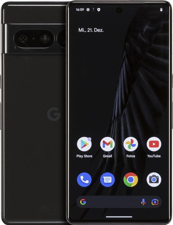 Produktbild Google Pixel 7 Pro (128 GB, Obsidian, 6.70", SIM + eSIM, 50 Mpx, 5G)