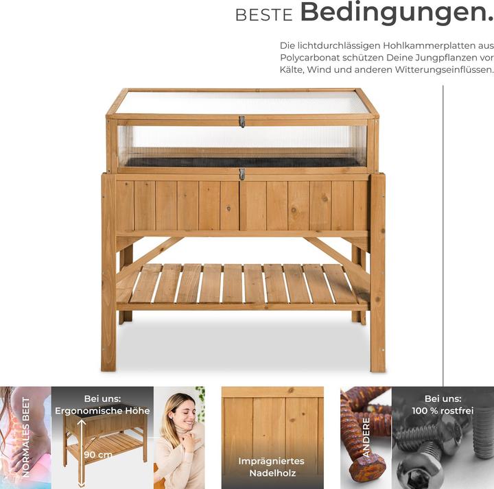 Produktbild tectake Hochbeet