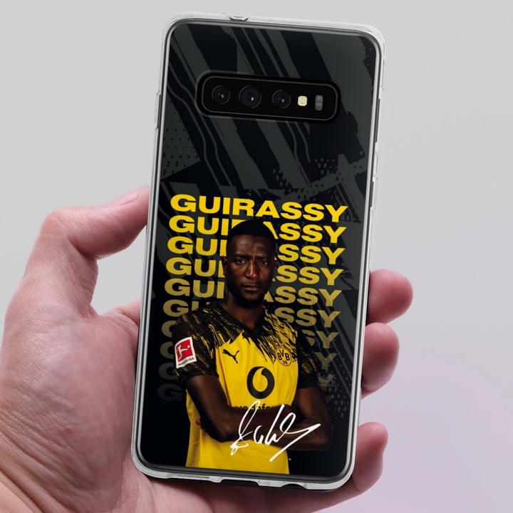Actual product image DeinDesign Handyhülle für Samsung Galaxy S10 Plus Silikon Hülle Case Smartphone Schutzhülle BVB Borussia (Samsung Galaxy S10+)