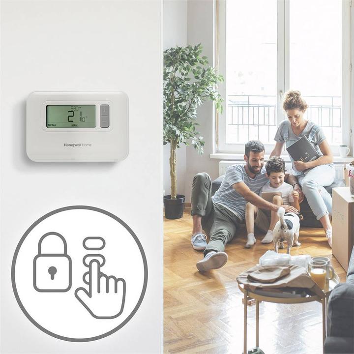 Produktbild Honeywell Raumthermostat T3 7 Tage stat, programmierbar, kabelgebunden