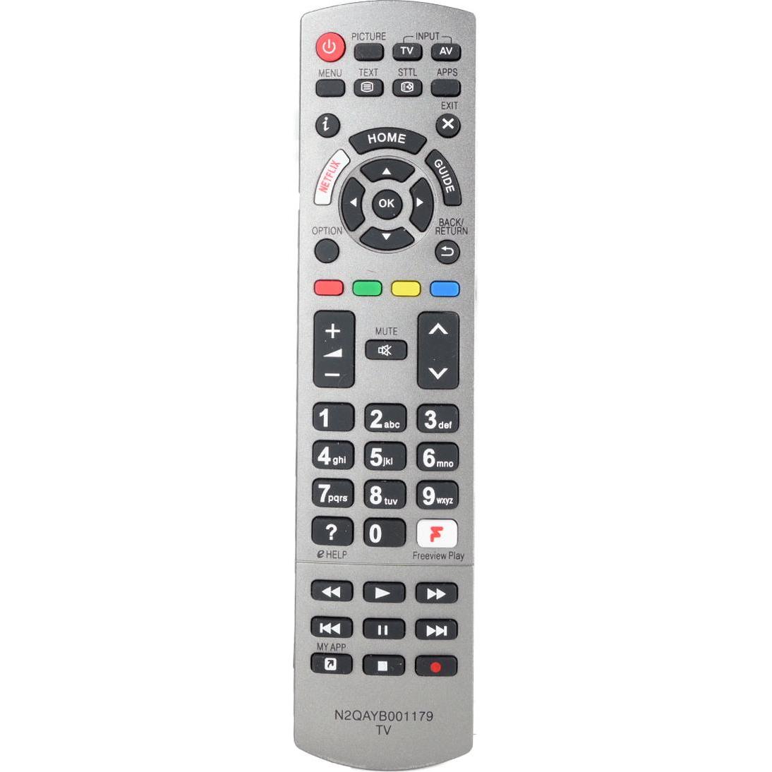 Azurano Fernbedienung für PANASONIC N2QAYB001178, N2QAYB001179 (Gerätespezifische Fernbedienung), Fernbedienung