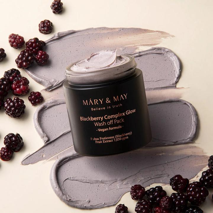 Produktbild Mary&May MARY & MAY Blackberry Complex Glow Abwaschpackung, 125 g