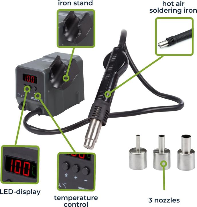 Immagine prodotto Velleman Stazione Di Riparazione Versatile Per Componenti Smd