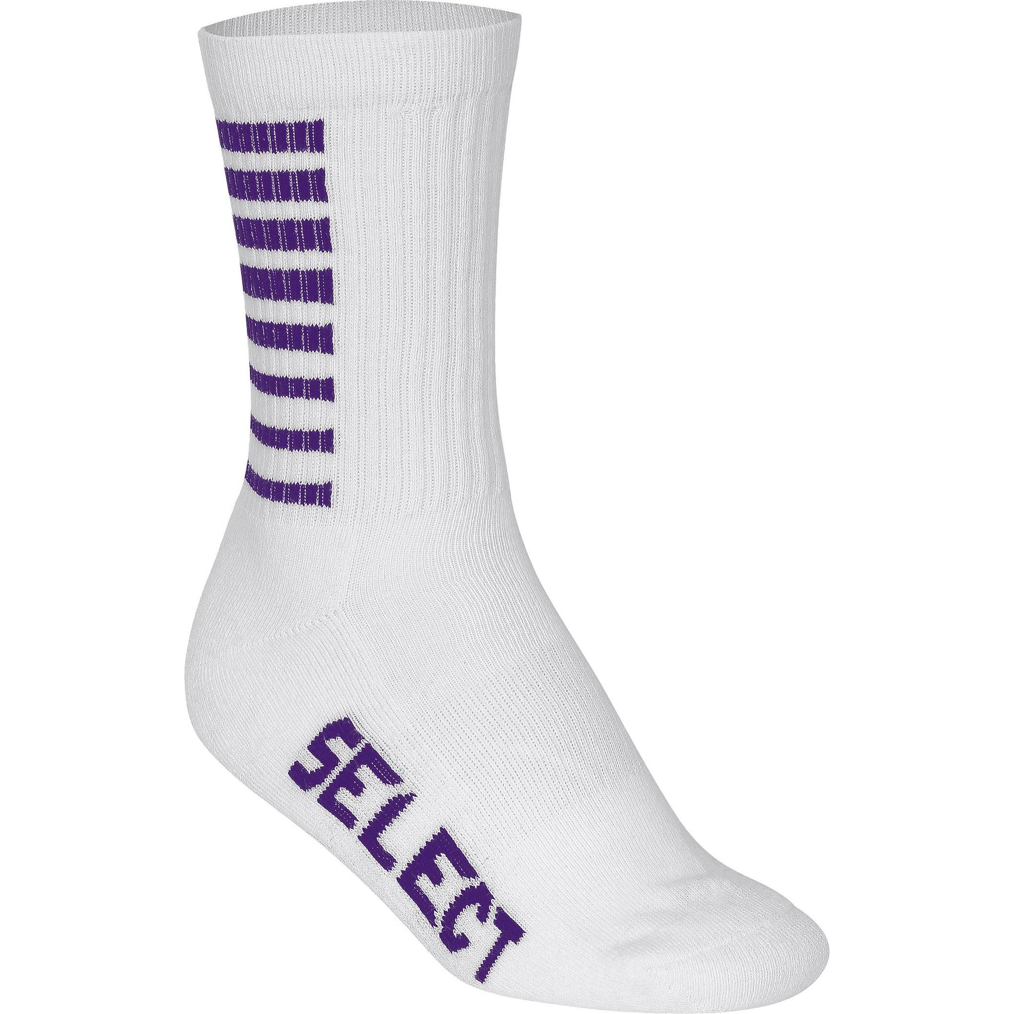 Select, Sportsocken, Basic (36, 38), Violett, Weiss