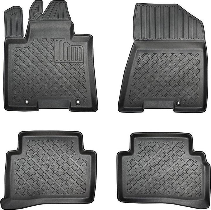 Aristar Allwetter Fussmatten für Hyundai Tucson ab 7/2015 bis 9/2020 / Kia Sportage IV ab 1/2016 bis 12/2021 (1 Set à 4 Fussmatten)