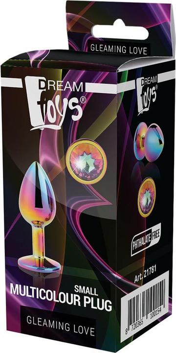 Actual product image Dreamtoys Dream Toys Gleaming Love Anal Plug Multicolour 7.1 cm