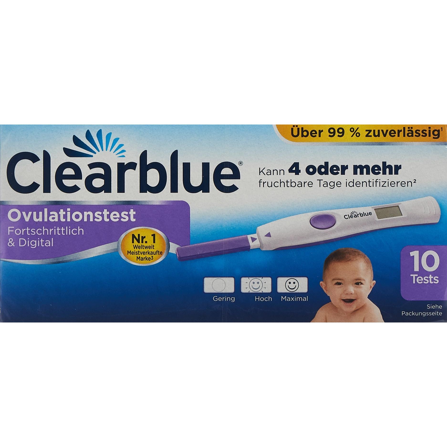 Thumbnail - Clearblue, Zyklustracker, Ovulationstest 10Stk.