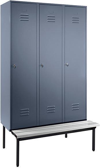 Actual product image Wolf Clothes locker with bench underneath (120 cm, 214 cm)