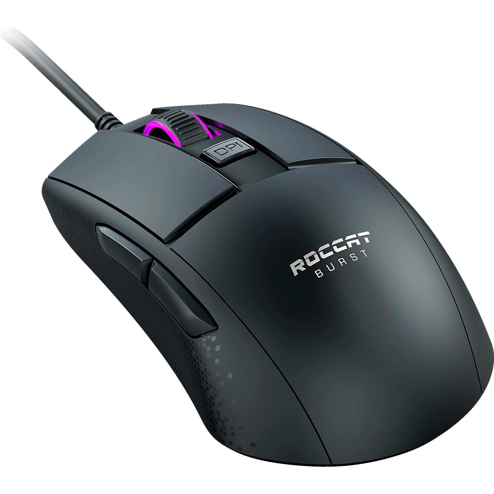 Roccat Burst Core (Kabelgebunden), Maus, Schwarz