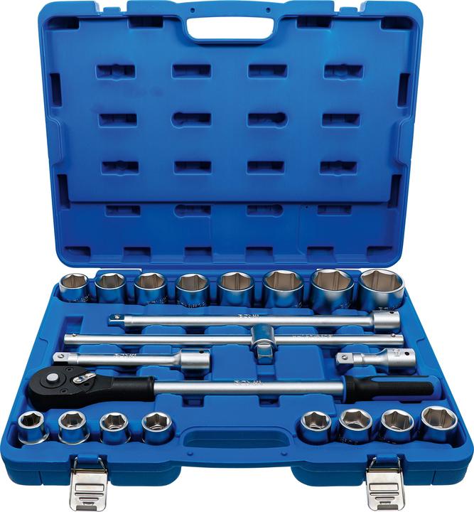 Actual product image BGS Socket Set | 20 mm (3/4") Drive | 21 pcs. (3/4")