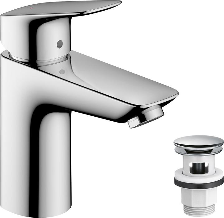 Produktbild hansgrohe Logis Einbau-Waschtischarmatur, Chrom (71107000)