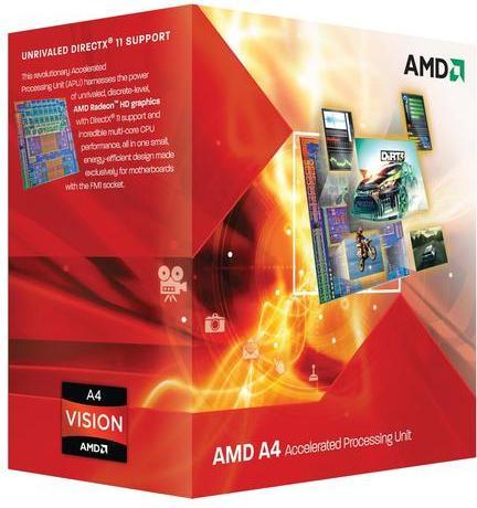 Produktbild AMD A4-5300 Apu (FM2, 3.40 GHz, 2 -Core)