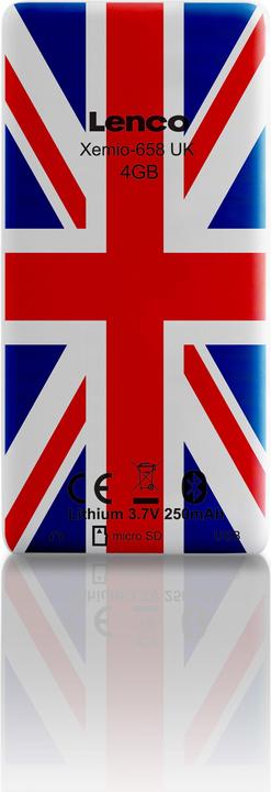 Produktbild Lenco Xemio-658 Uk (4 GB)